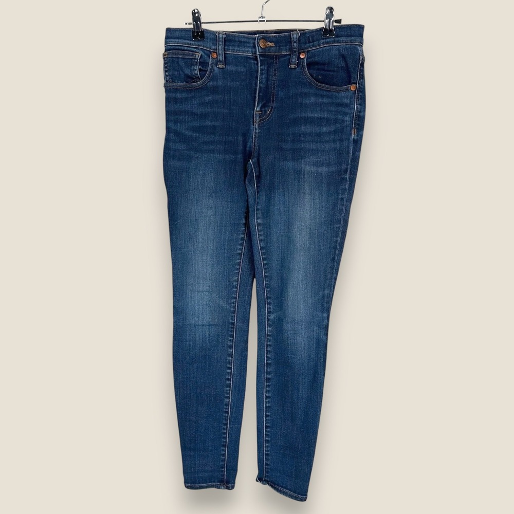 Madewell 9" High Riser Skinny Skinny Jeans Women Size 26 Blue Stretch Denim